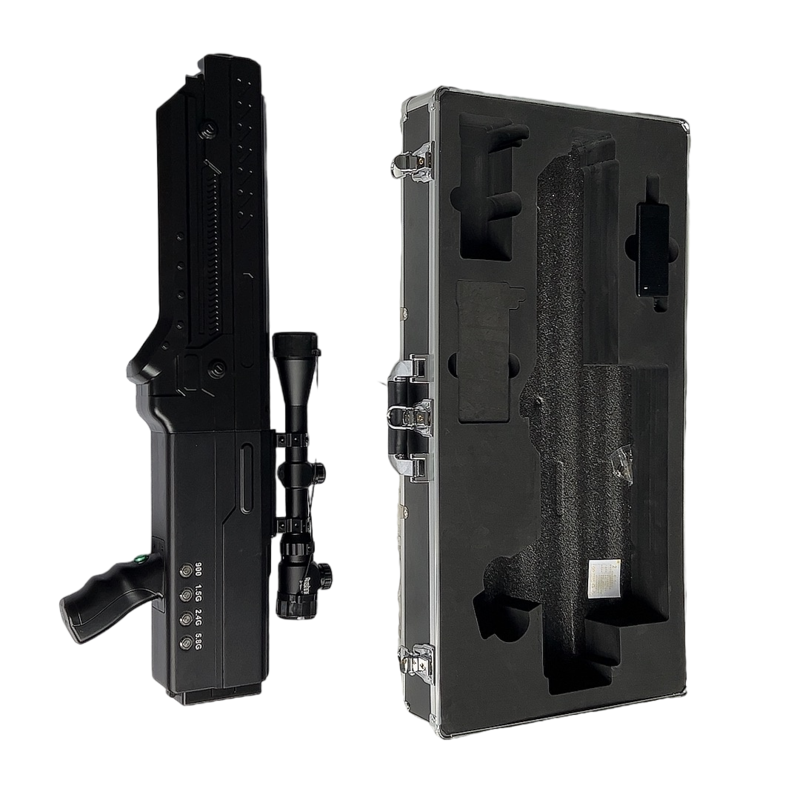  讷河手持便携式枪型低空防御反制四通道A型